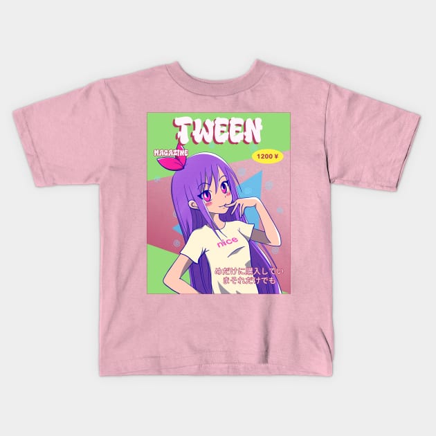 Tween Anime Magazine Kids T-Shirt by GaroStudioFL